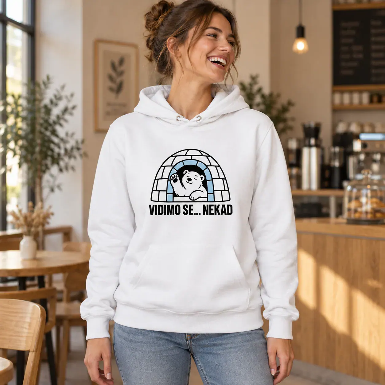 Vidimo se nekad · Duks, bijela boja — laugh away